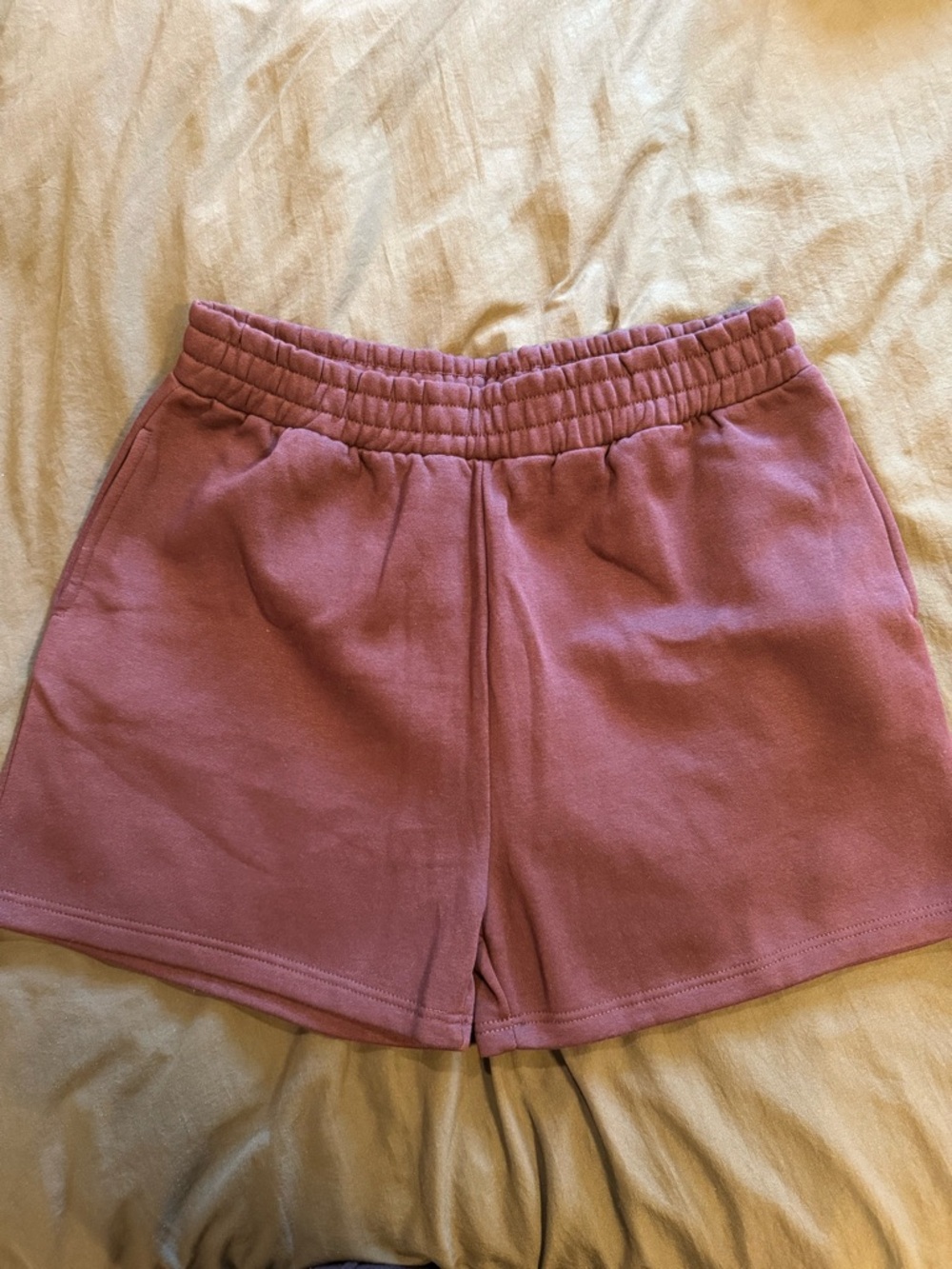 PrettyLittleThing Chocolate Brown High-Waist Sweat Shorts
